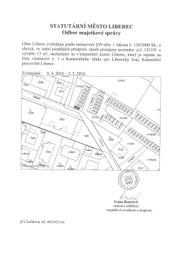 Dokument - Statut&aacute;rn&iacute; město Liberec
