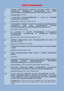 sözlü sunumlar - EsAn-2016