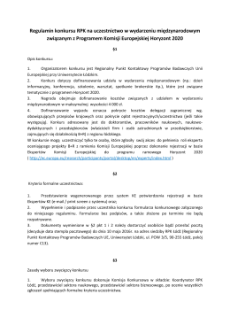 Regulamin konkursu RPK 6.04.2016r.