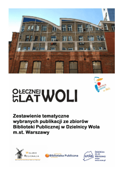Bibliografia - Wolskie Regionalia