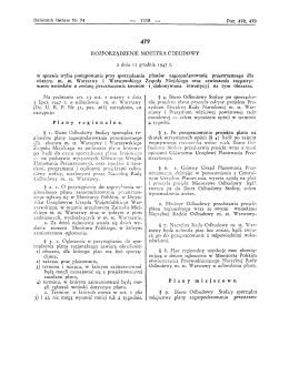 Page 1 Dziennik Ustaw Nr 74 - – 1258 – Poz. 478, 479 479