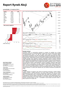 Raport Rynek Akcji