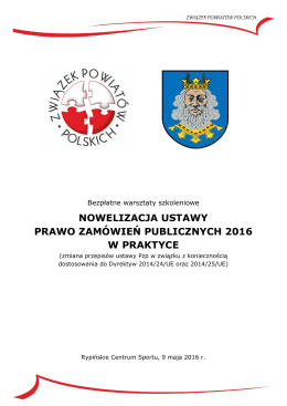 Zaproszenie do Rypina - Związek Powiatów Polskich