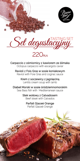 Zobacz menu - Piano Bar