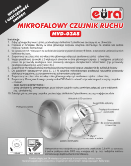 mikrofalowy czujnik ruchu mikrofalowy czujnik ruchu - Eura-Tech
