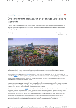 Onet.pl 10.09.2015 - Archiwum Państwowe w Szczecinie