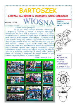 Rok szkolny 2014-2015 – numer 3 – wiosna (PDF 13MB)