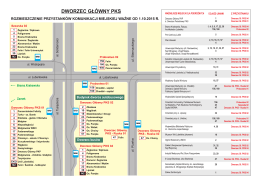 rozmieszczenie przystanków komunikacji miejskiej ważne 0d 1.10