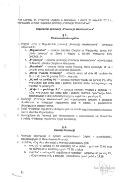 &sect;1. - Lotnisko Chopina w Warszawie