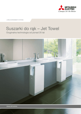 Pobierz Ulotkę Suszarki do rąk – Jet Towel