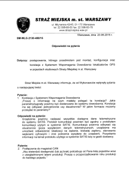 Pytania i odpowiedzi (23.06.2015 r.)