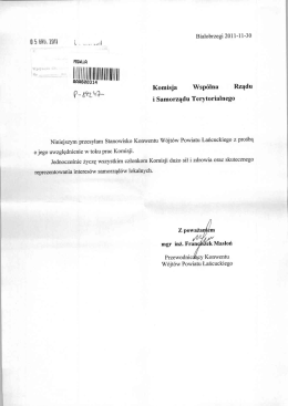 Stanowisko Konwentu