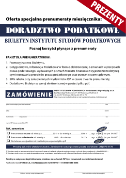 PREZENTY - ISP Modzelewski