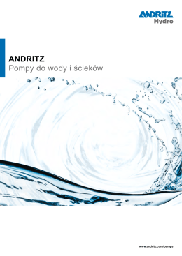 Andritz Pompy do wody i ścieków