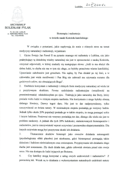 ARCYBISKUP BOLBS ŁAW PYLAK