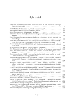 Spis treści