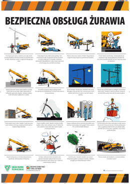 Przed rozpoczęciem pracy z żurawiem, przeczytaj uważnie