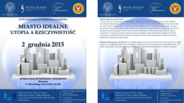 program konferencji - Wydział Nauk Historycznych i Społecznych