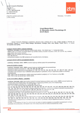 "z rzą. Transportu Miejskiego