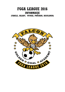 FGGA LEAGUE 2016 - FALCON GOLDEN GOAL ACADEMY