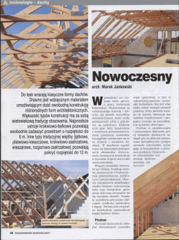 Do łask wracają klasyczne formy dachów. Drewno - Drew