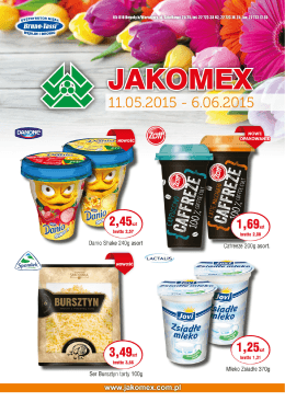 Jakomex - całą gazetka maj 2015