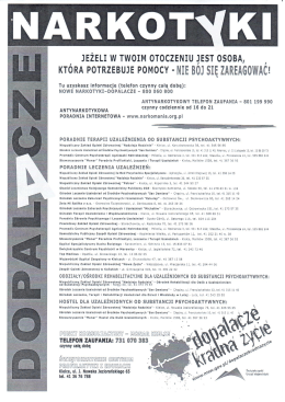 Wykaz podmiotów leczenia uzależnień na terenie województwa