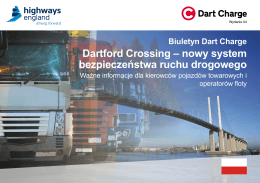 Dartford Crossing – nowy system bezpieczeństwa ruchu drogowego
