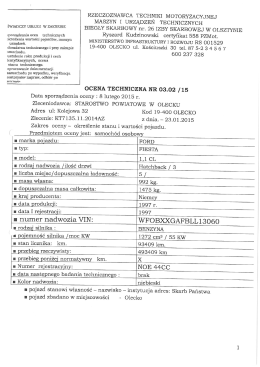Ocena techniczna