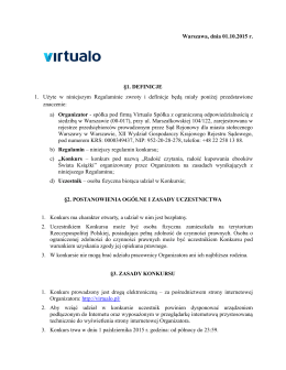 Regulaminu - Virtualo.pl