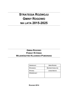 NA LATA 2015-2025 - Urząd Gminy Rogowo