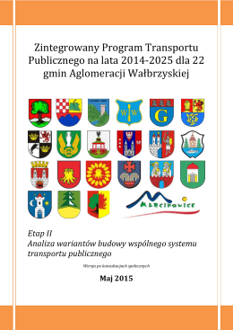 Zintegrowany Program Transportu Publicznego na lata 2014