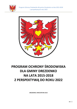 program ochrony środowiska dla gminy drezdenko na lata 2015