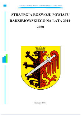 Strategia Rozwoju Powiatu Radziejowskiego na lata 2014
