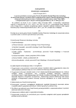 27 sierpnia 2015 r. w sprawie powołania na terenie gminy Strzelce
