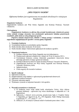 &bdquo;M&Oacute;J PIĘKNY oGR&oacute;D"