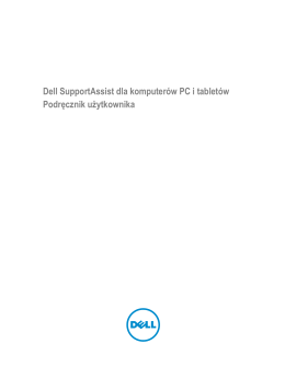 Dell SupportAssist dla komputerów PC i tabletów Podręcznik