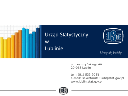 Liczy się każdy - Urząd Statystyczny w Lublinie