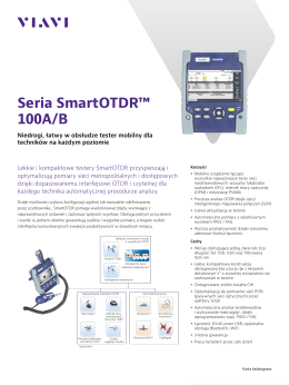 Seria SmartOTDR™ 100A/B