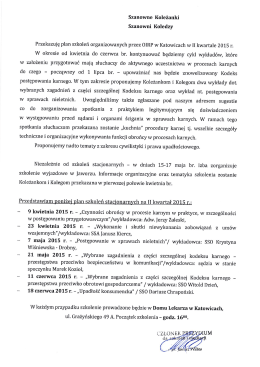 W okresie od kwietnia do czerwca br. kontynuować będziemy cykl