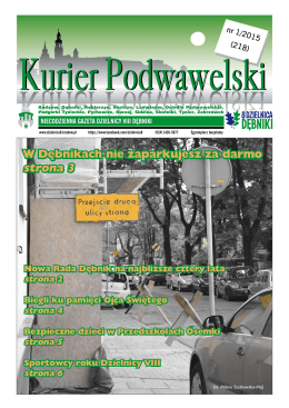 Kurier Podwawelski - 1/2015 - Dębniki, Dzielnica VIII Krakowa