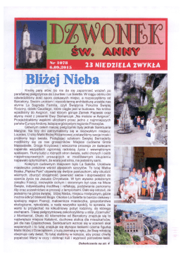 słynna La Sagrada Familia, czyli Świątynia Pokutna Świętej