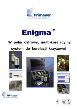 Karta katalogowa Enigma
