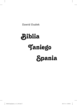 Biblia Taniego Spania