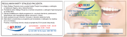 Karta Stalego Pacjenta Skladana Krzywe - KA-Dent