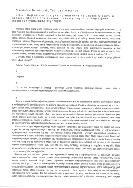 Stanisław Barańczak, Tablica z Macondo albo: Najkr&oacute;tsza poetyka