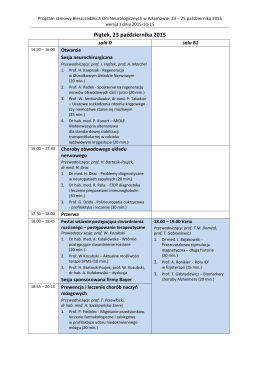 Program szczegółowy konferencji do pobrania w formacie pdf