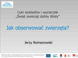 prezentacja  „Jak obserwować zwierzęta”