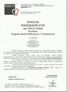 podziekowanie fundacja pomoz i ty 1