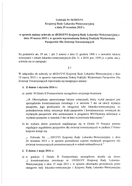 uchwała nr 56/2015/vi